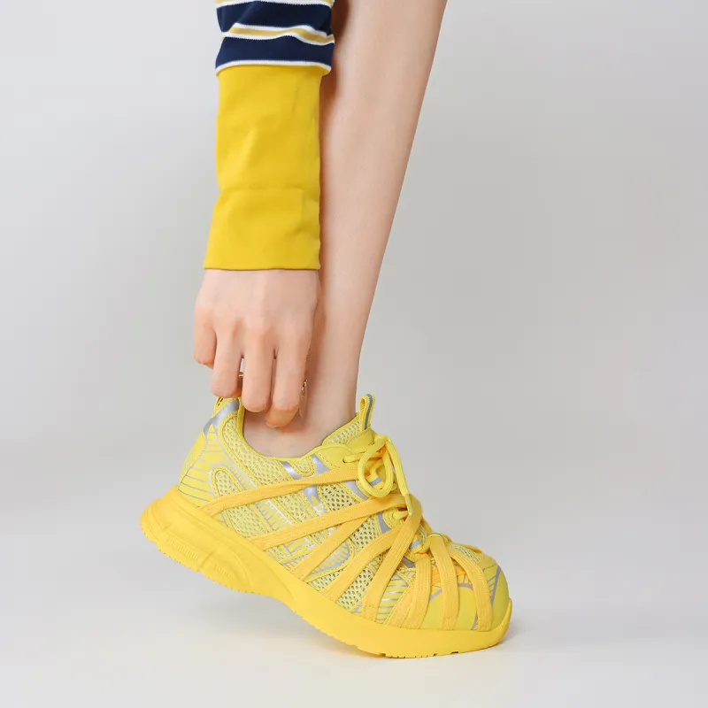 BOERDIQI Lightweight And Breathable Low Top Chunky Sneakers Women's-27