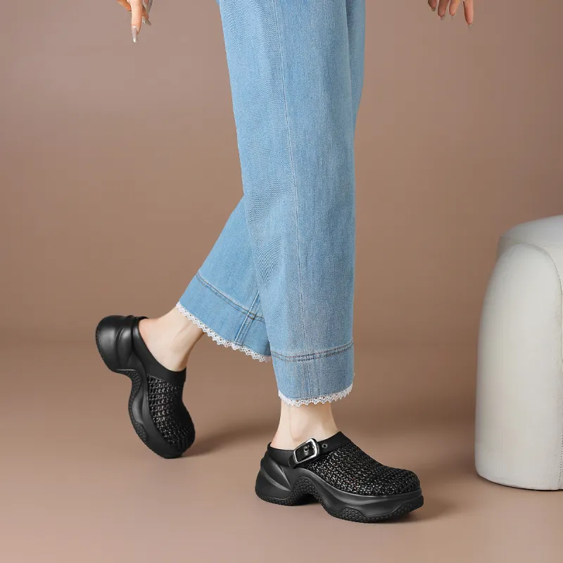 BOERDIQI Closed Toe Slippers Women's-3