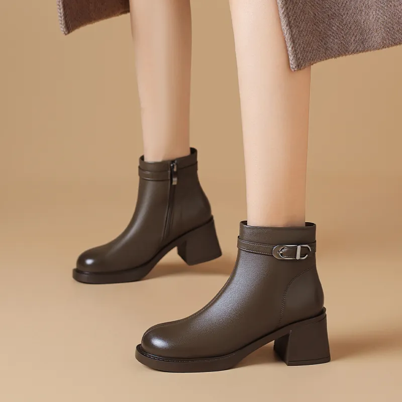 BOERDIQI Ankle Boots 5.7cm Women's-7