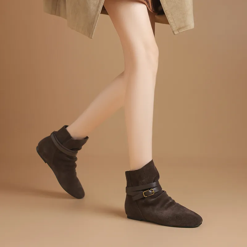 BOERDIQI Ankle Boots 0.7cm Women's-11