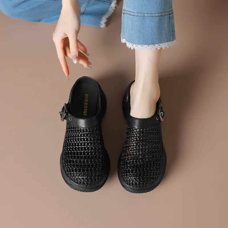 BOERDIQI Closed Toe Slippers Women's-4