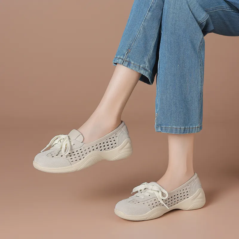 BOERDIQI Breathable And Lightweight Low Top Casual Shoes Women's-1