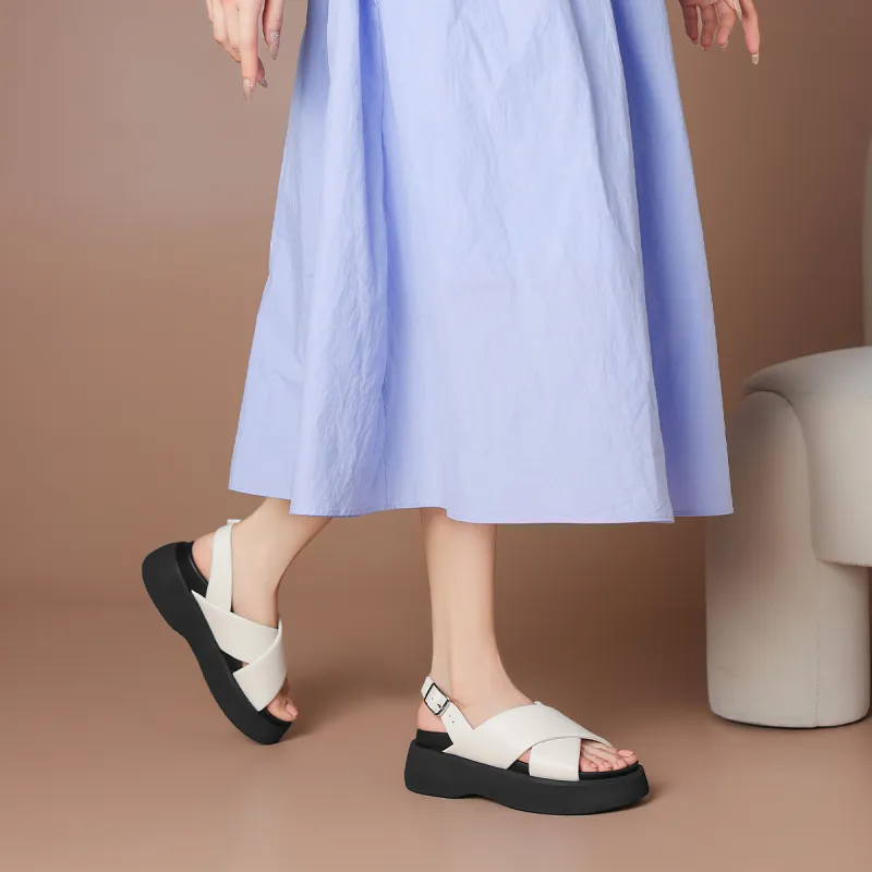 BOERDIQI One Strap Sandals 5cm Women's-4