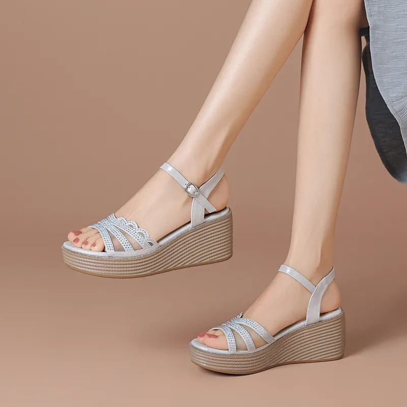 BOERDIQI Strap Sandals 6cm Women's-8