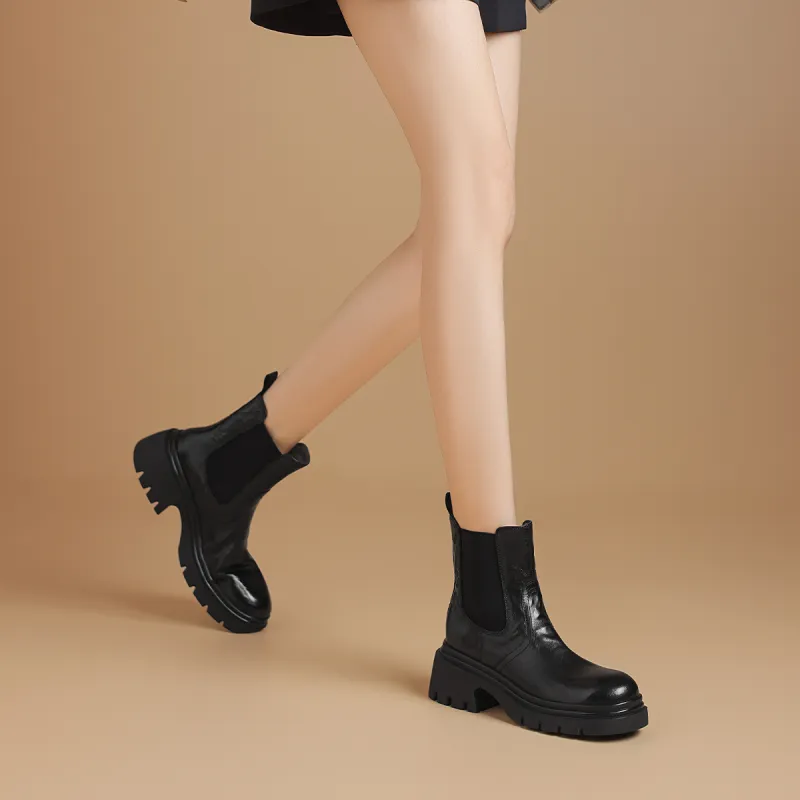 BOERDIQI Crew Chelsea Boots 4.5cm Women's-3