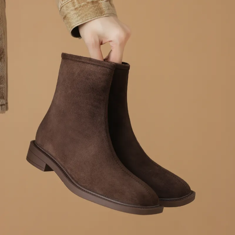 BOERDIQI Ankle Boots Women's Black/Brown-13