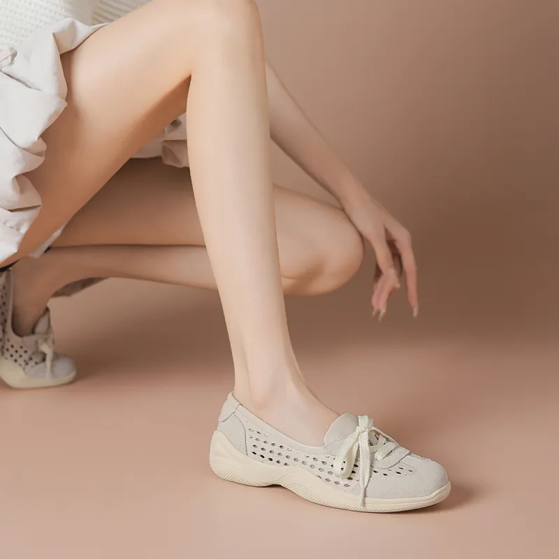 BOERDIQI Breathable And Lightweight Low Top Casual Shoes Women's-3