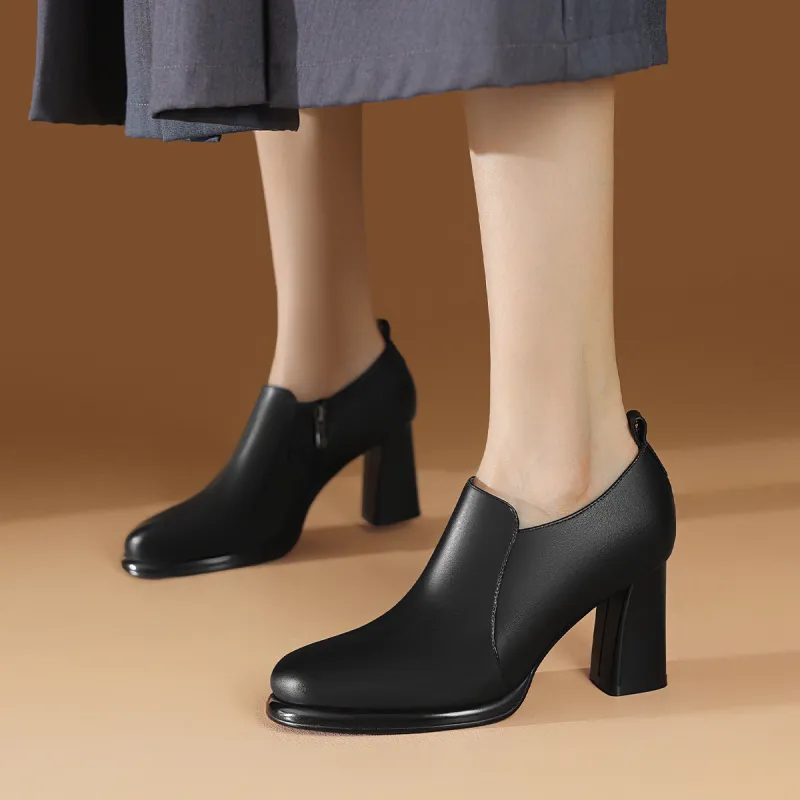 BOERDIQI Ankle Boots Women's Black-3