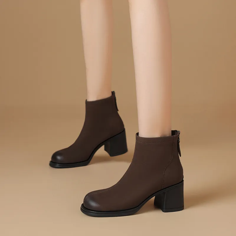 BOERDIQI Ankle Boots 6.2cm Women's-11