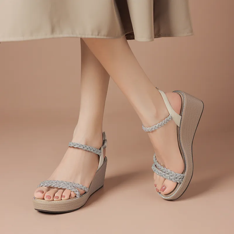 BOERDIQI Strap Sandals 7CM Women's-4