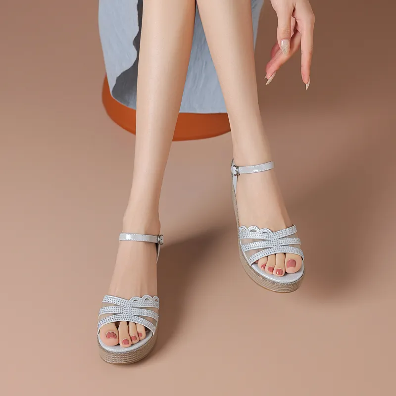 BOERDIQI Strap Sandals 6cm Women's-12
