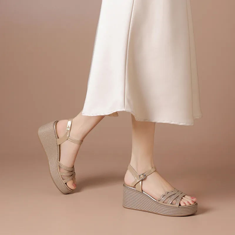 BOERDIQI Strap Sandals 6cm Women's-4