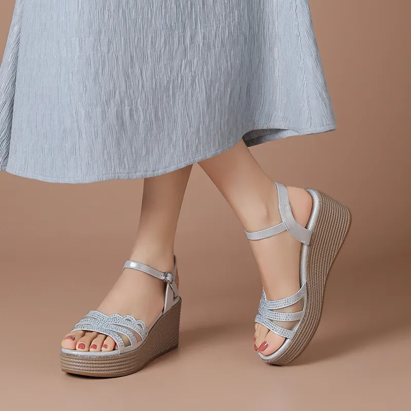 BOERDIQI Strap Sandals 6cm Women's-10