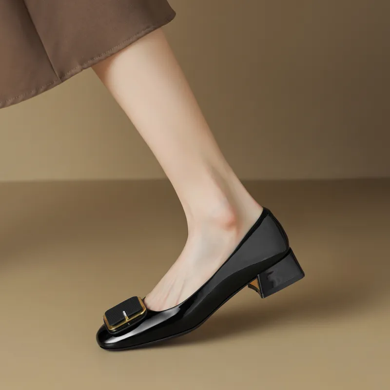 BOERDIQI Chunky Heel High Heels 3.2cm Women's-5
