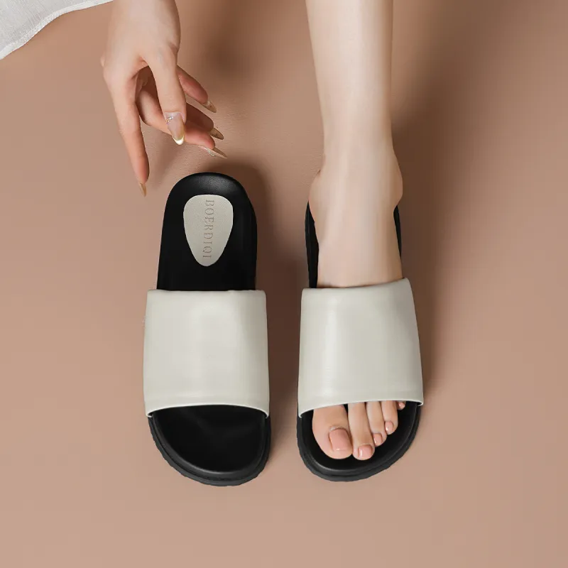BOERDIQI Abrasion Resistant Slide Slippers Women's-12
