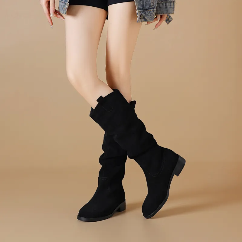 BOERDIQI Knee-high Boots 3.4cm Women's-6