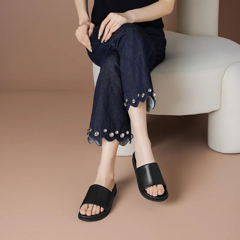 BOERDIQI Abrasion Resistant Slide Slippers Women's-3