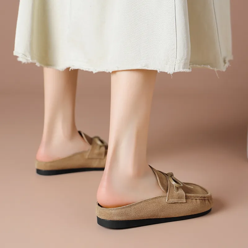 BOERDIQI Rubber Sole Abrasion Resistant Closed Toe Slippers Women's-13