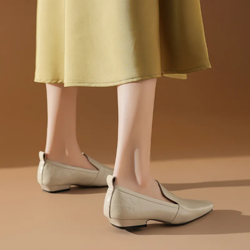 BOERDIQI Loafers Women's Black/Beige Apricot-12