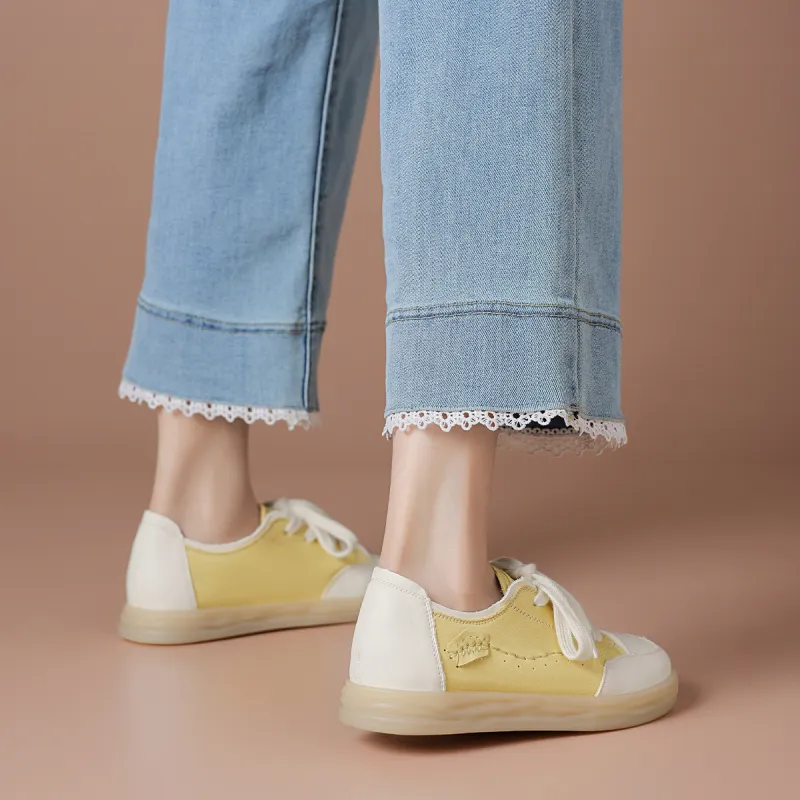 BOERDIQI Breathable And Lightweight Low Top Casual Shoes Women's-4