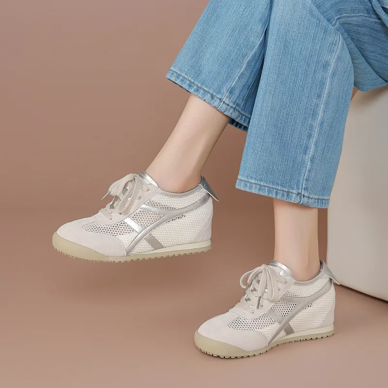 BOERDIQI Breathable And Lightweight Mid Top Casual Shoes Women's-1