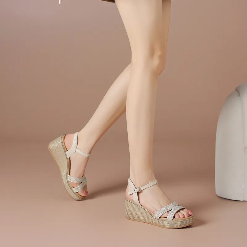 BOERDIQI One Strap Sandals 7.5cm Women's-10