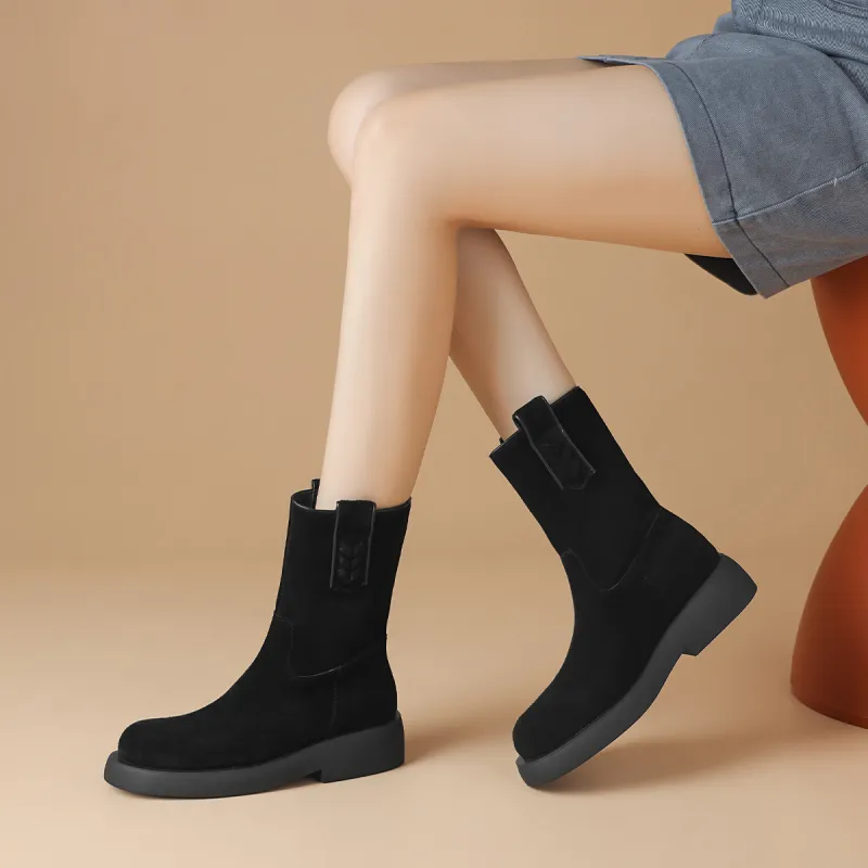 BOERDIQI Ankle Boots 4cm Women's-3