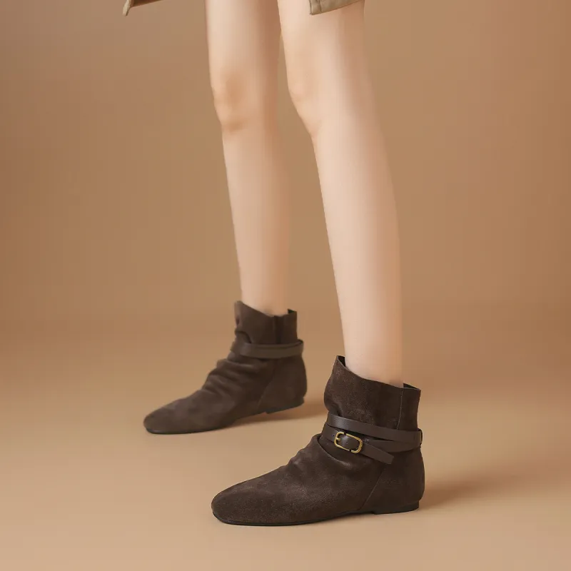 BOERDIQI Ankle Boots 0.7cm Women's-12