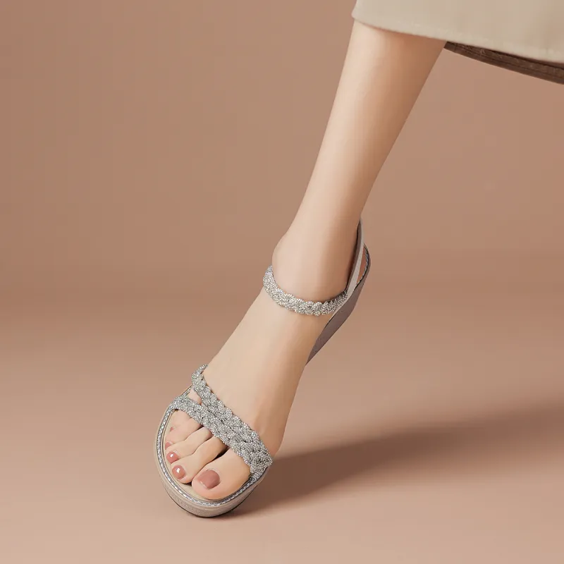 BOERDIQI Strap Sandals 7CM Women's-5