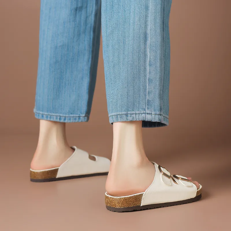 BOERDIQI Abrasion Resistant Slide Slippers Women's-6
