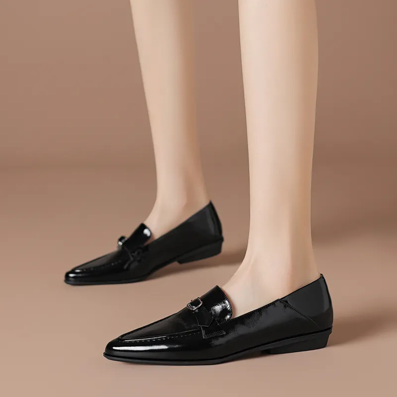 BOERDIQI Loafers Women's Black/Burgundy-2