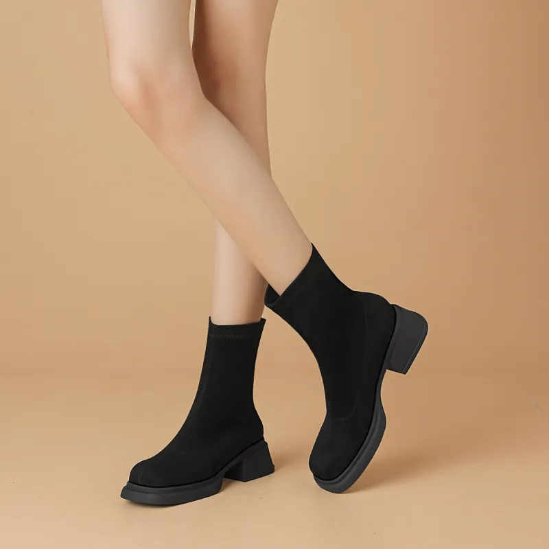 BOERDIQI Ankle Boots 5cm Women's-4