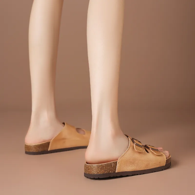 BOERDIQI Abrasion Resistant Slide Slippers Women's-13