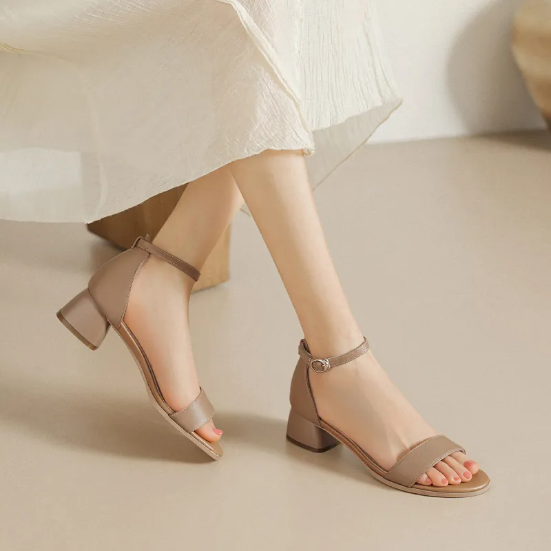 BOERDIQI One Strap Sandals Women's-4