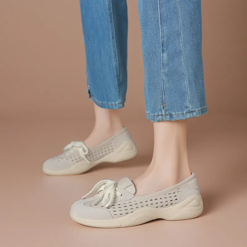 BOERDIQI Breathable And Lightweight Low Top Casual Shoes Women's-2