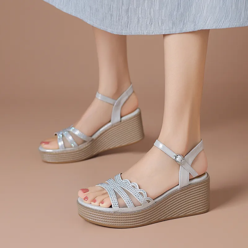 BOERDIQI Strap Sandals 6cm Women's-9