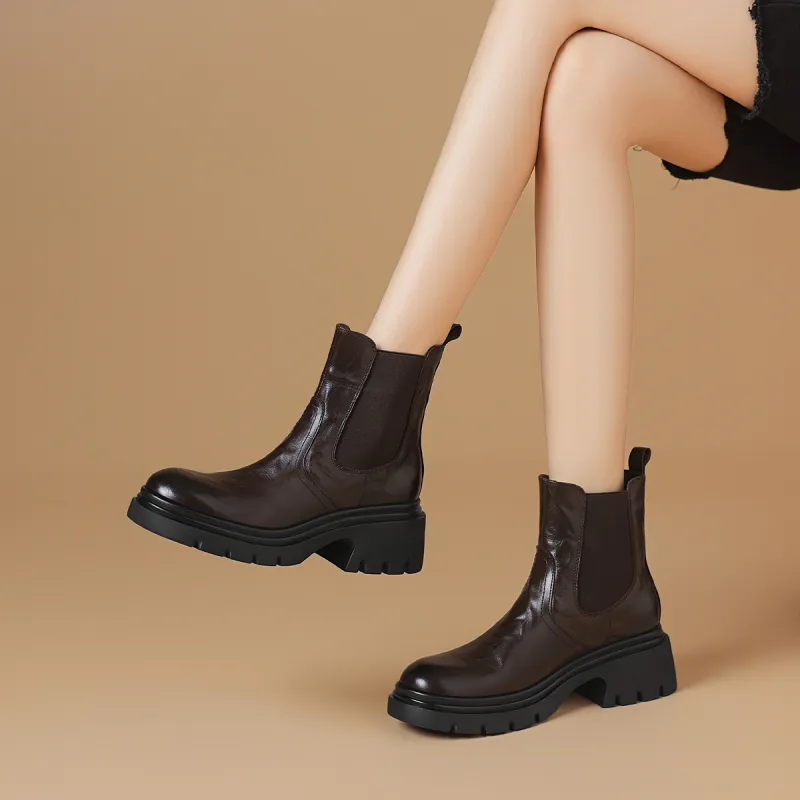 BOERDIQI Crew Chelsea Boots 4.5cm Women's-7