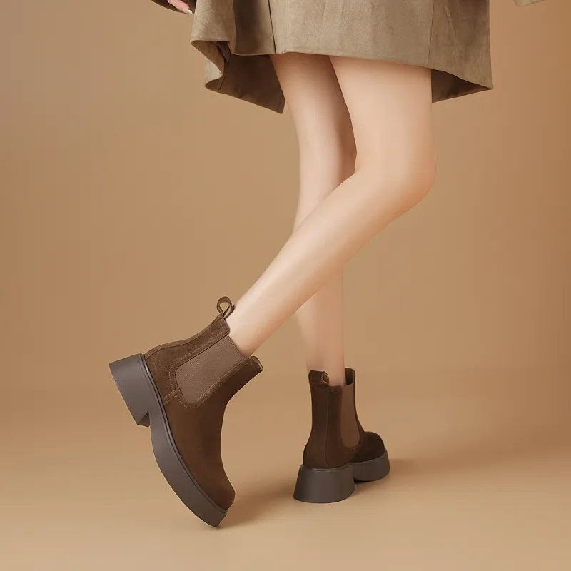 BOERDIQI Cigarette-Box Boots Ankle Boots 4.5cm Women's-11