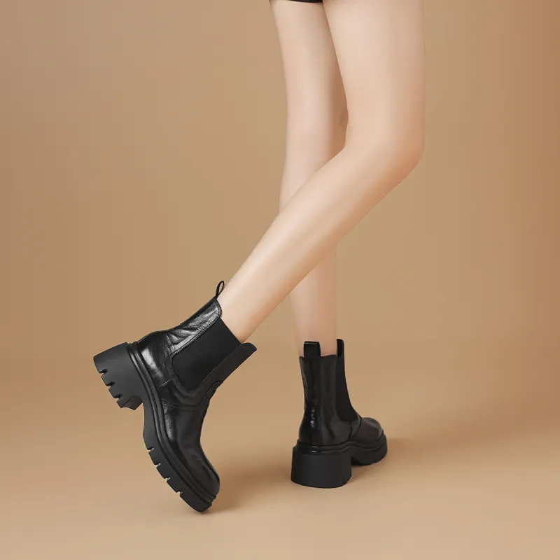 BOERDIQI Crew Chelsea Boots 4.5cm Women's-4