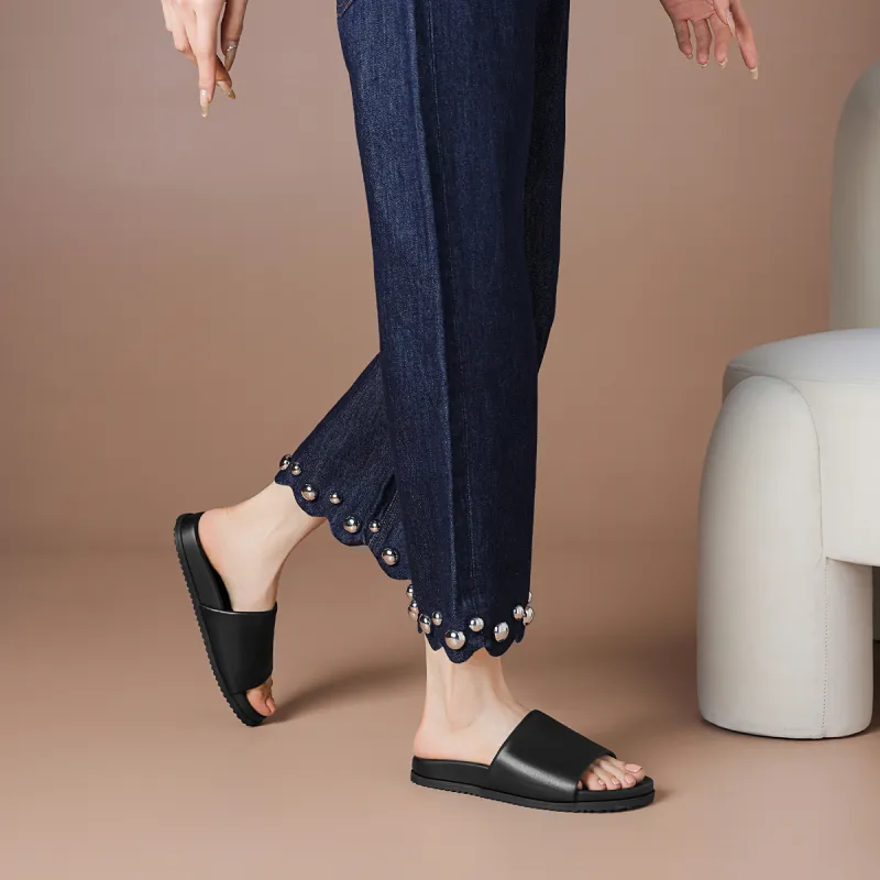 BOERDIQI Abrasion Resistant Slide Slippers Women's-4
