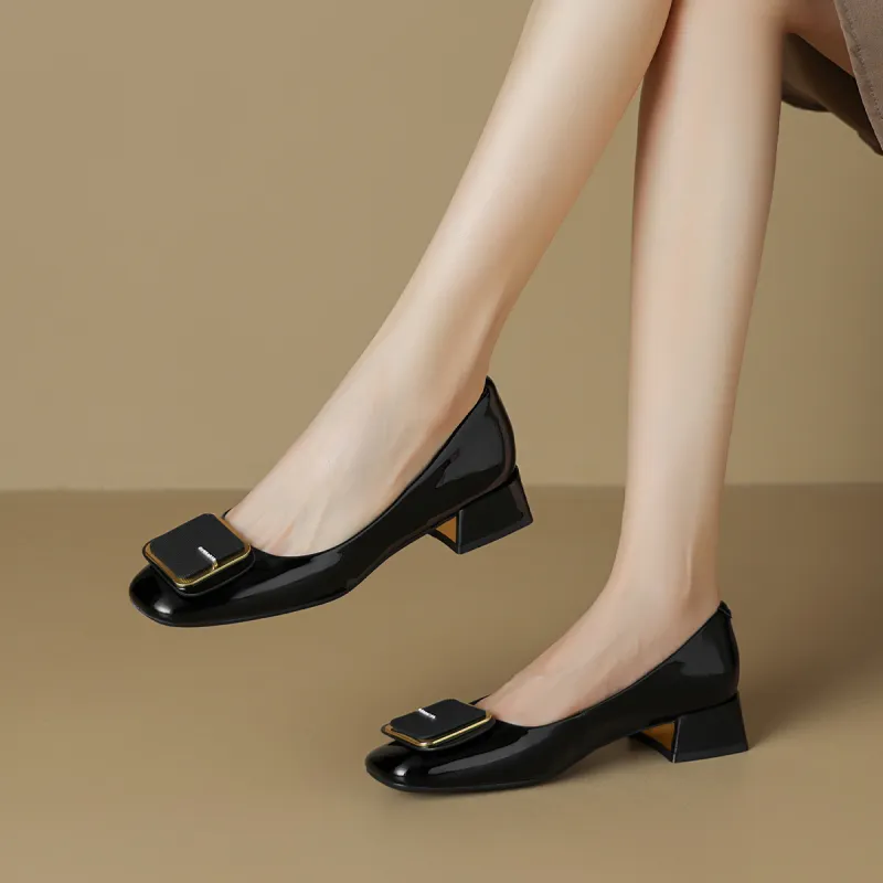 BOERDIQI Chunky Heel High Heels 3.2cm Women's-3
