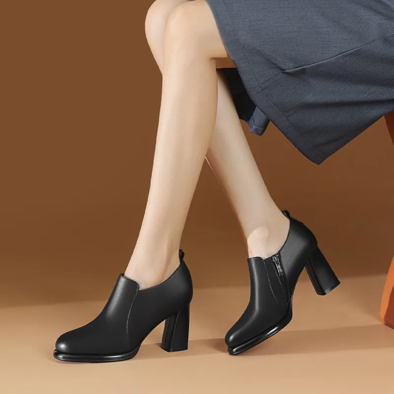 BOERDIQI Ankle Boots Women's Black-2
