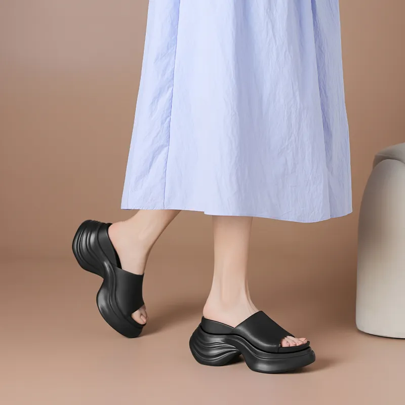 BOERDIQI Abrasion Resistant Slide Slippers Women's-11