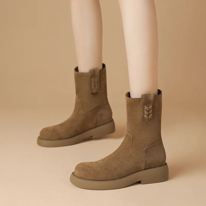 BOERDIQI Ankle Boots 4cm Women's-7