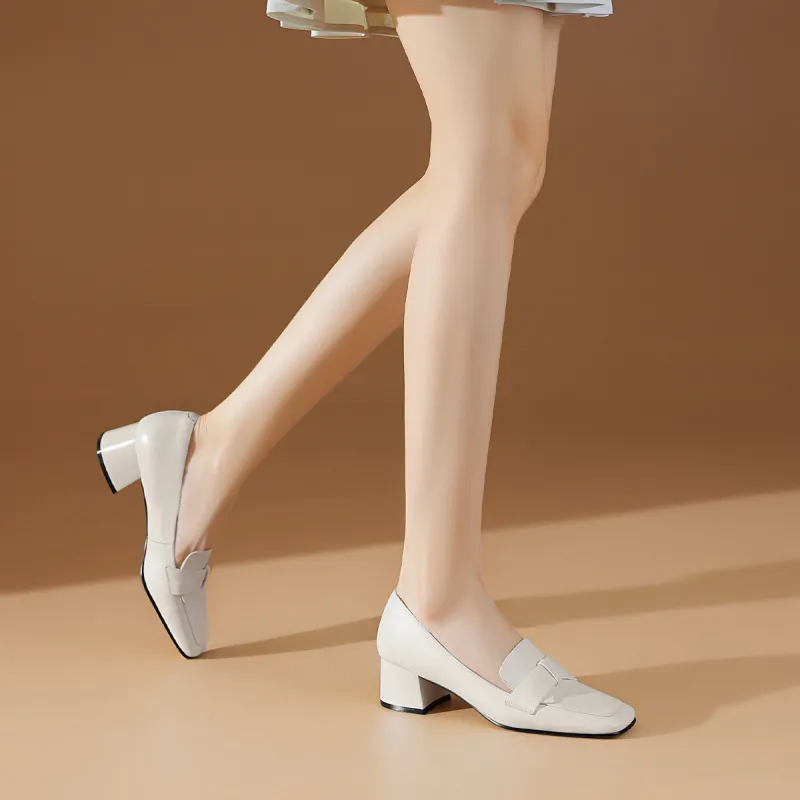 BOERDIQI Chunky Heel High Heels 4.5cm Women's-11