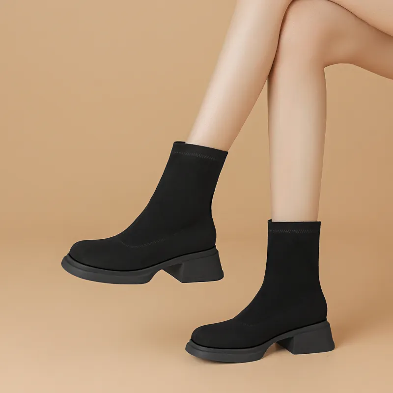 BOERDIQI Ankle Boots 5cm Women's-1