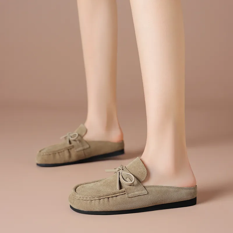 BOERDIQI Rubber Sole Abrasion Resistant Closed Toe Slippers Women's-3