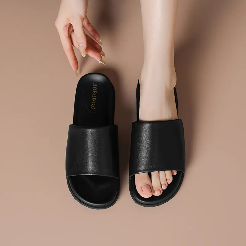 BOERDIQI Abrasion Resistant Slide Slippers Women's-5
