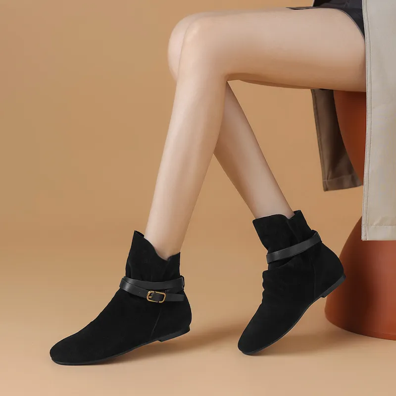 BOERDIQI Ankle Boots 0.7cm Women's-1