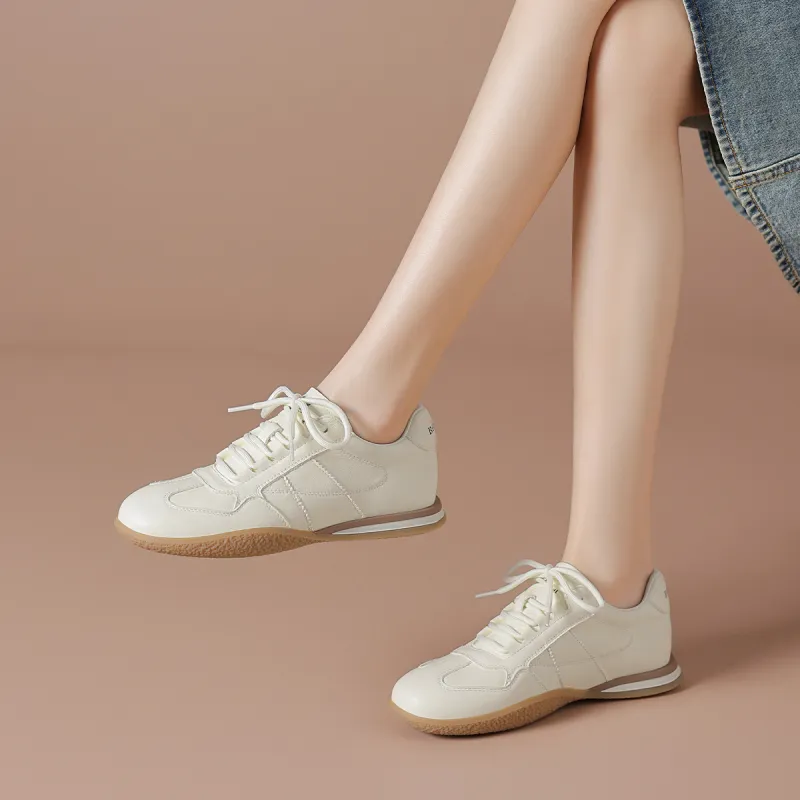 BOERDIQI German Army Trainers Breathable And Lightweight Low Top Casual Shoes Women's-3